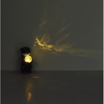 Globo - LED Solar decoratie LED/0,02W/3V IP44 hond