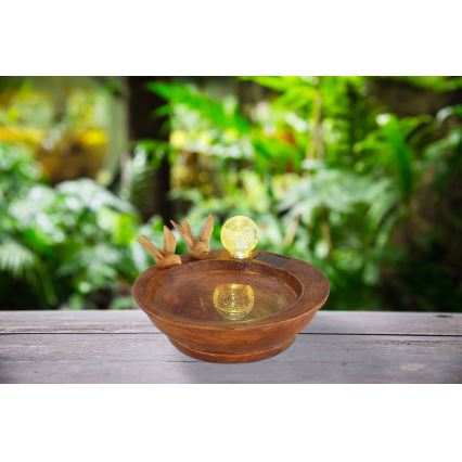 Globo - LED Solar lamp LED/0.06W/3V IP44 vogelbad