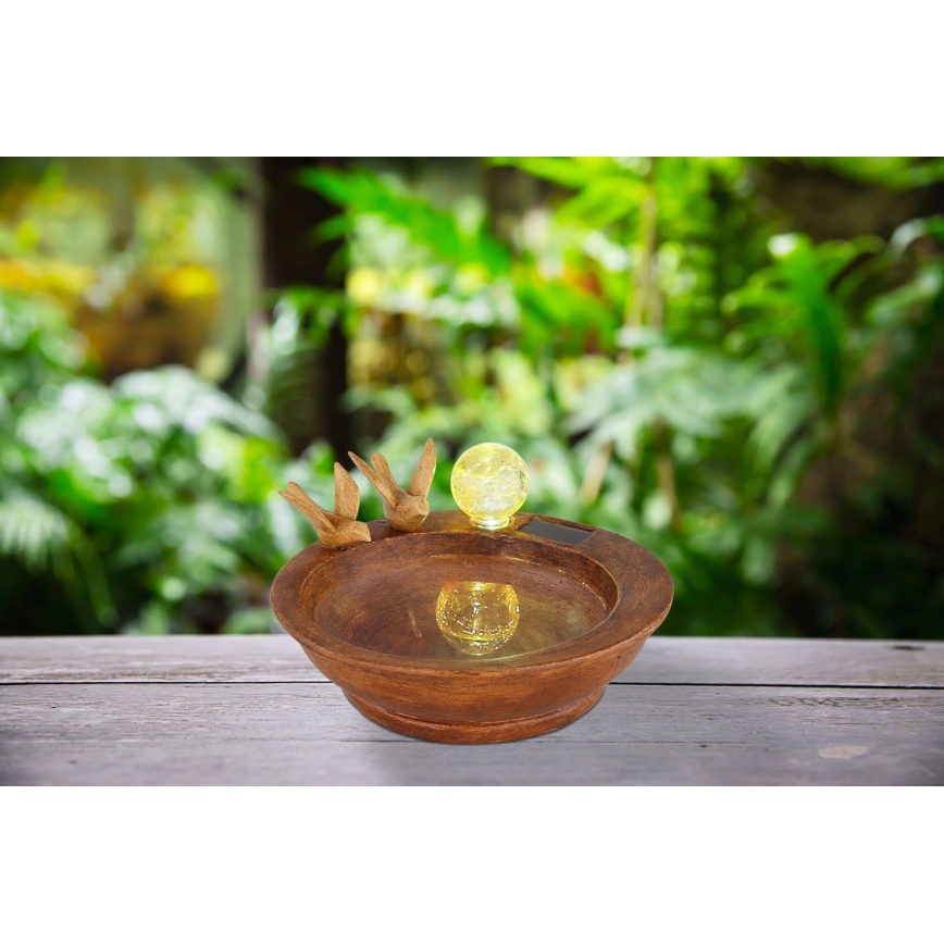 Globo - LED Solar lamp LED/0.06W/3V IP44 vogelbad