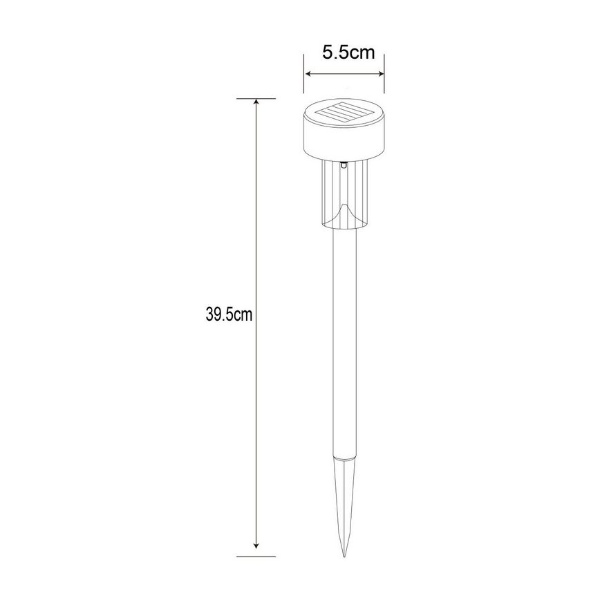 Globo - LED Zonne-energie lamp LED/0,06W/1,2V IP44 200 mAh