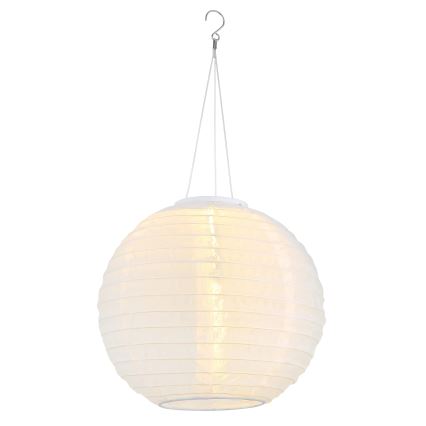 Globo - LED Solar hanglamp LED/0,5W/3V IP44 wit 300 mAh