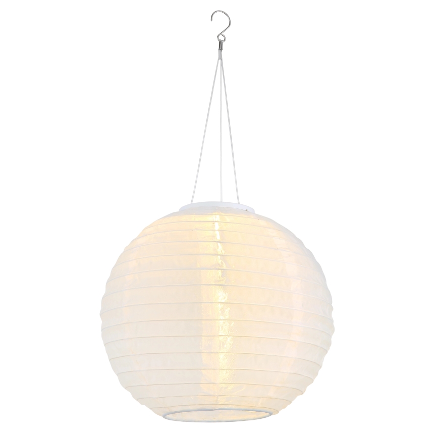 Globo - LED Solar hanglamp LED/0,5W/3V IP44 wit 300 mAh