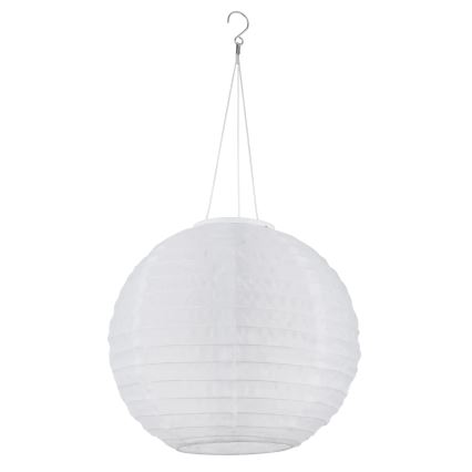 Globo - LED Solar hanglamp LED/0,5W/3V IP44 wit 300 mAh