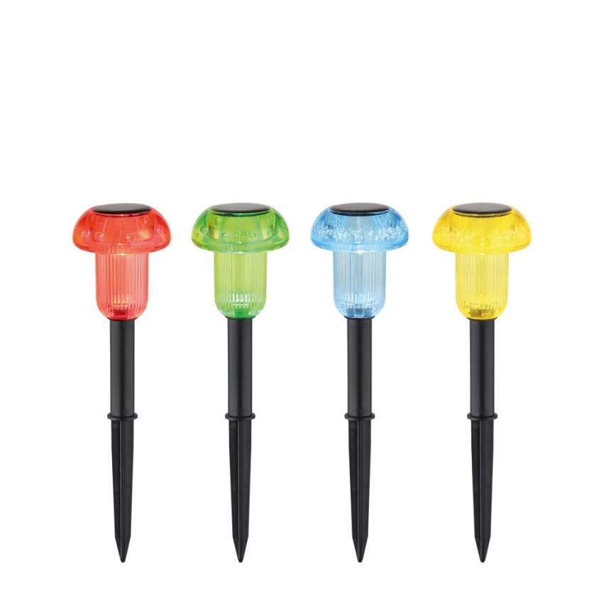Globo - SET 4x LED RGB Solarverlichting LED/0,05W/3V IP44
