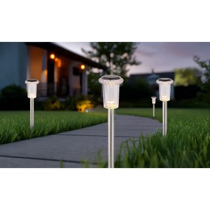 Globo - SET 4x LED Solar lamp LED/0,06W/1,2V IP44