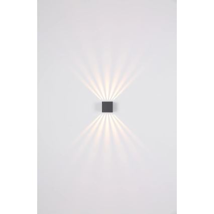 Globo - LED buitenwandlamp LED/6W/230V IP54 antraciet