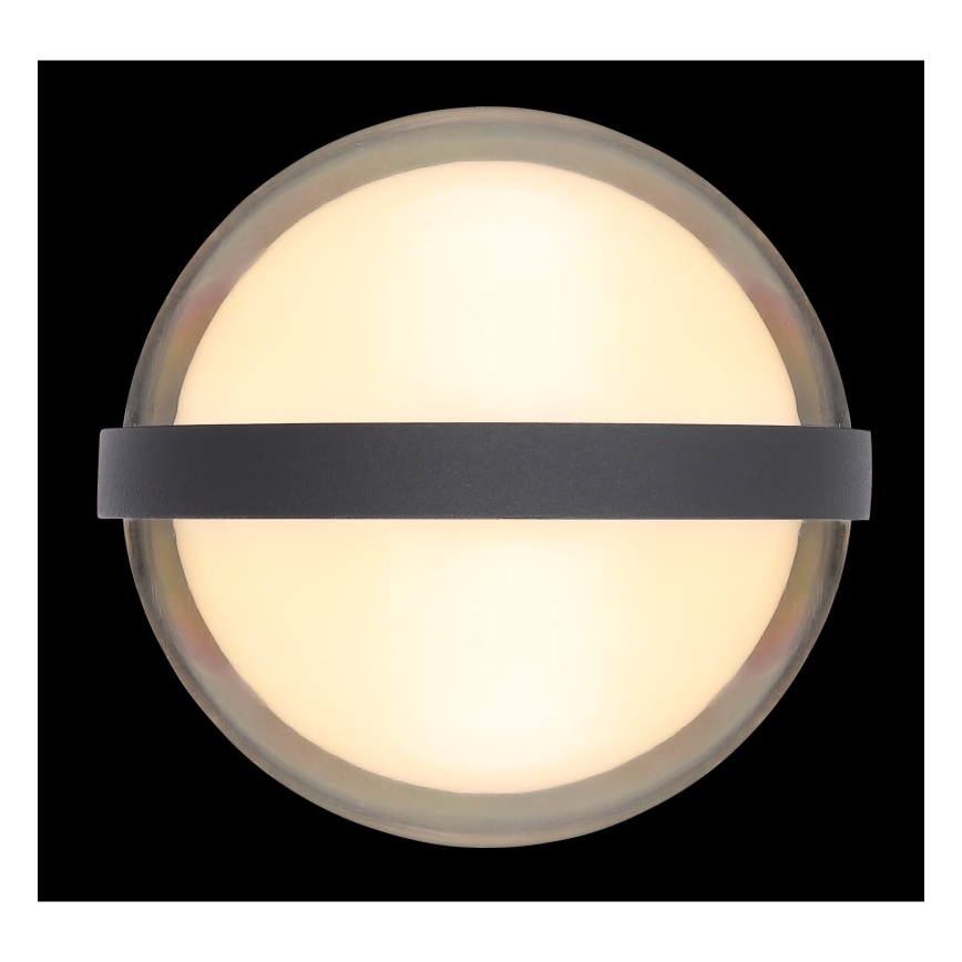 Globo - LED Wandlamp voor buiten LED/12W/230V IP54 zwart