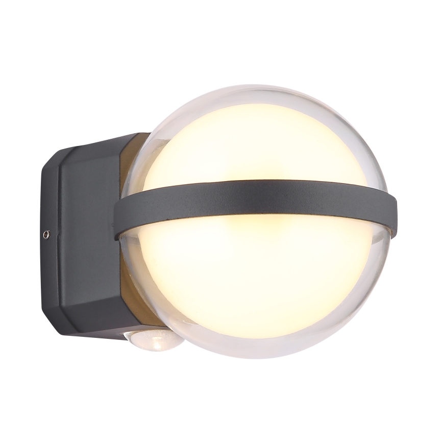 Globo - LED Wandlamp voor buiten LED/12W/230V IP54 zwart