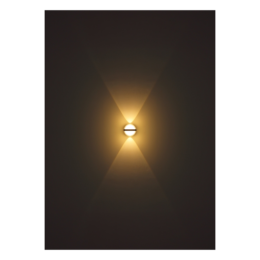 Globo - LED Wandlamp voor buiten LED/12W/230V IP54 zwart