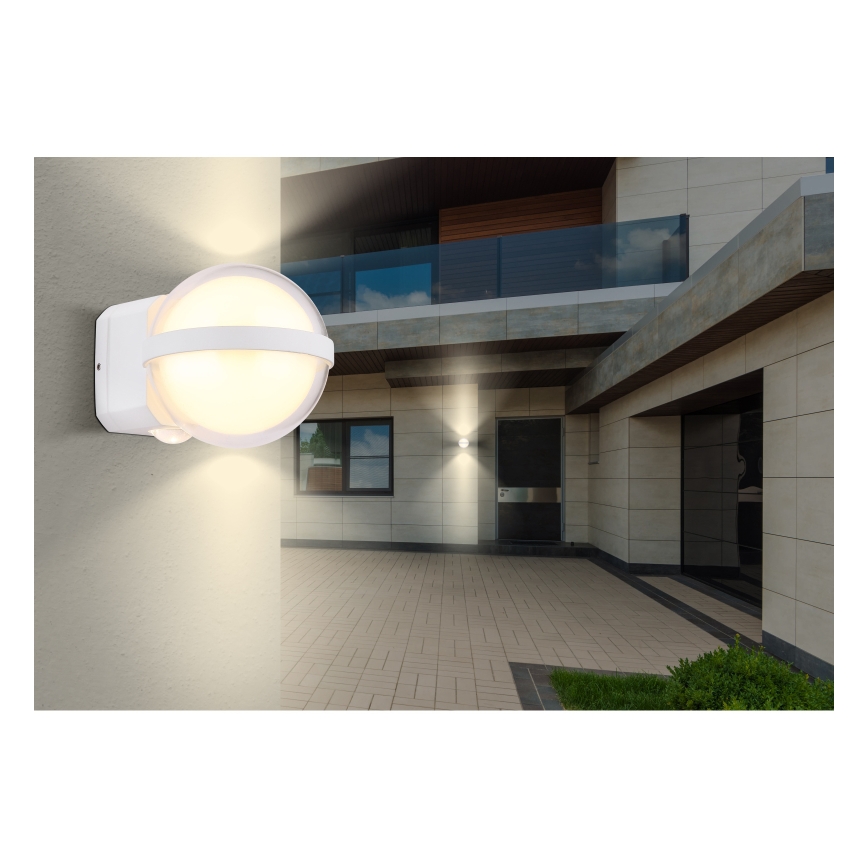 Globo - LED Wandlamp voor buiten LED/12W/230V IP54 wit