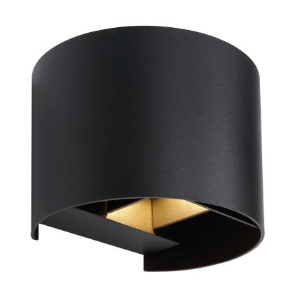 Globo - LED buitenwandlamp 2xLED/3W/230V IP54 zwart