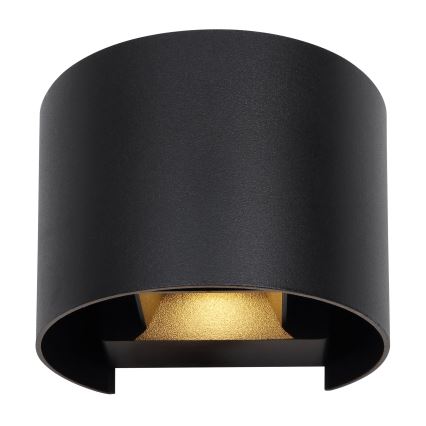 Globo - LED buitenwandlamp 2xLED/3W/230V IP54 zwart