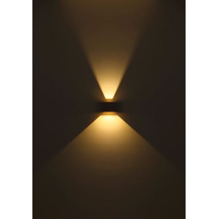 Globo - LED buitenwandlamp met sensor 2xLED/3W/230V IP54