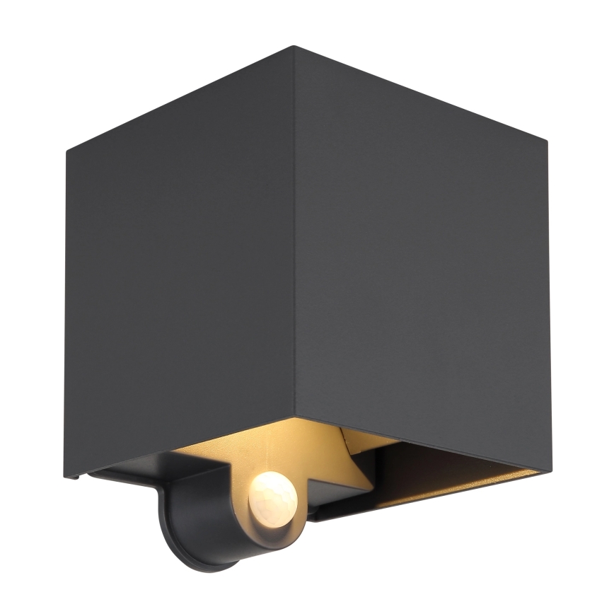 Globo - LED buitenwandlamp met sensor 2xLED/3W/230V IP54