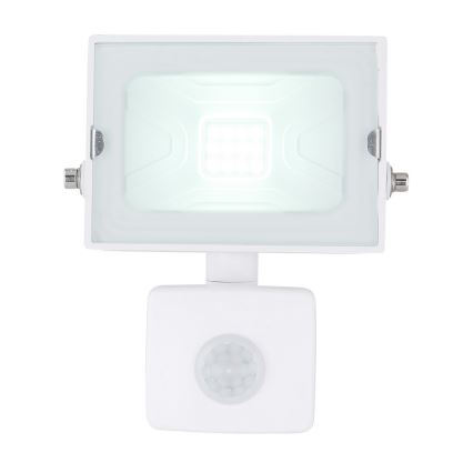 Globo - LED Floodlight met sensor LED / 10W / 230V IP44