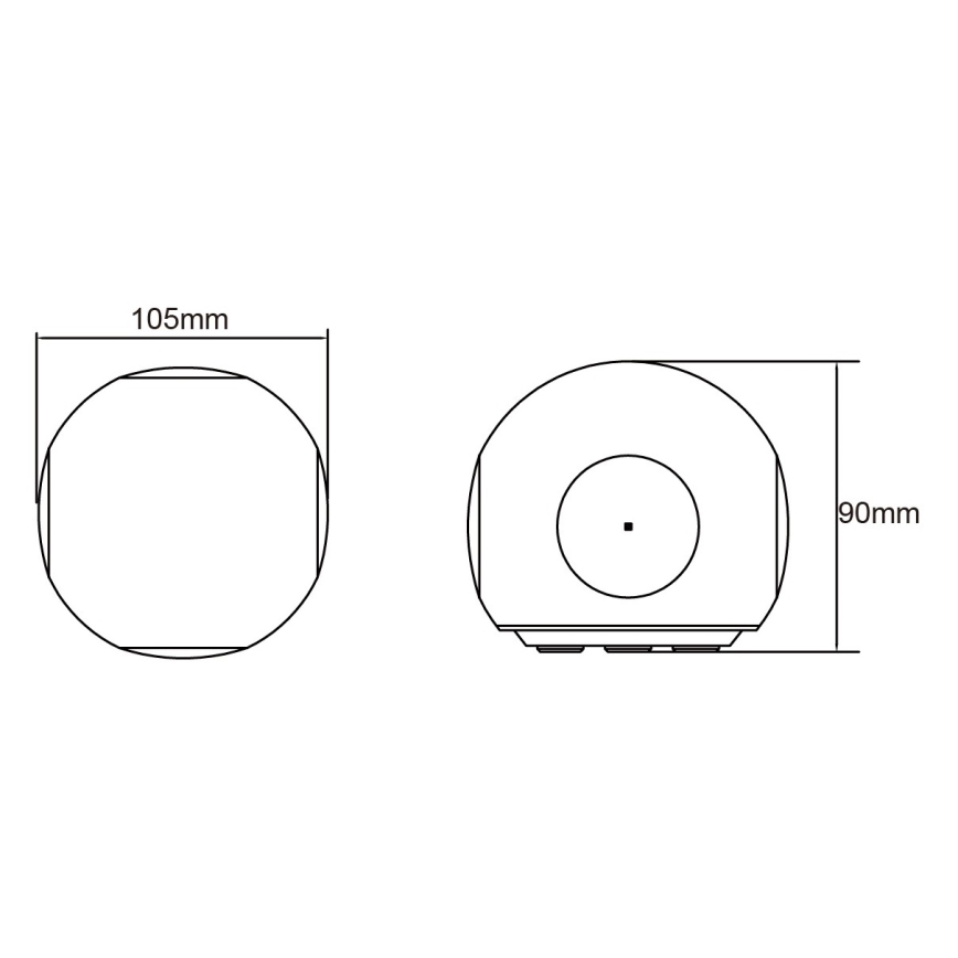 Globo - LED Buitenwandlamp LED/4,5W/230V IP54