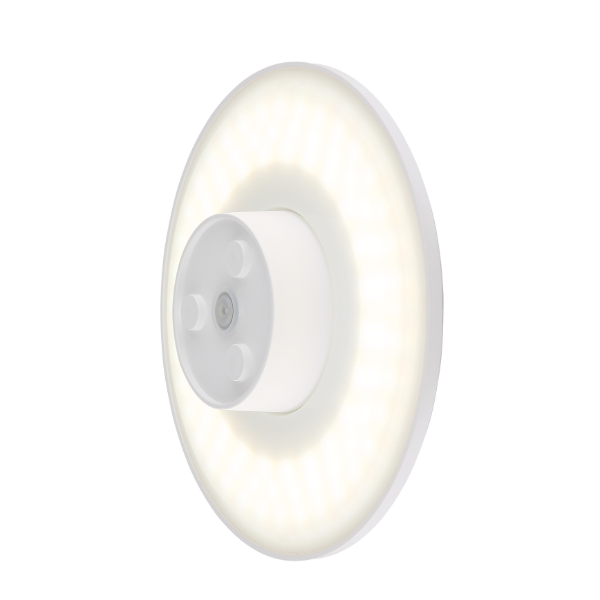 Globo - LED Wandlamp voor buiten LED/15W/230V 3000/4000/6000K diameter 25,2 cm IP44 wit