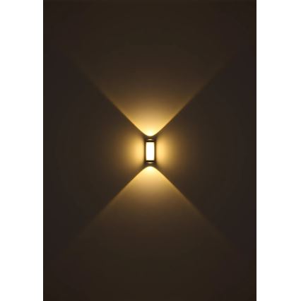 Globo - LED Wandlamp voor buiten LED/12W/230V 3000K IP54 antraciet