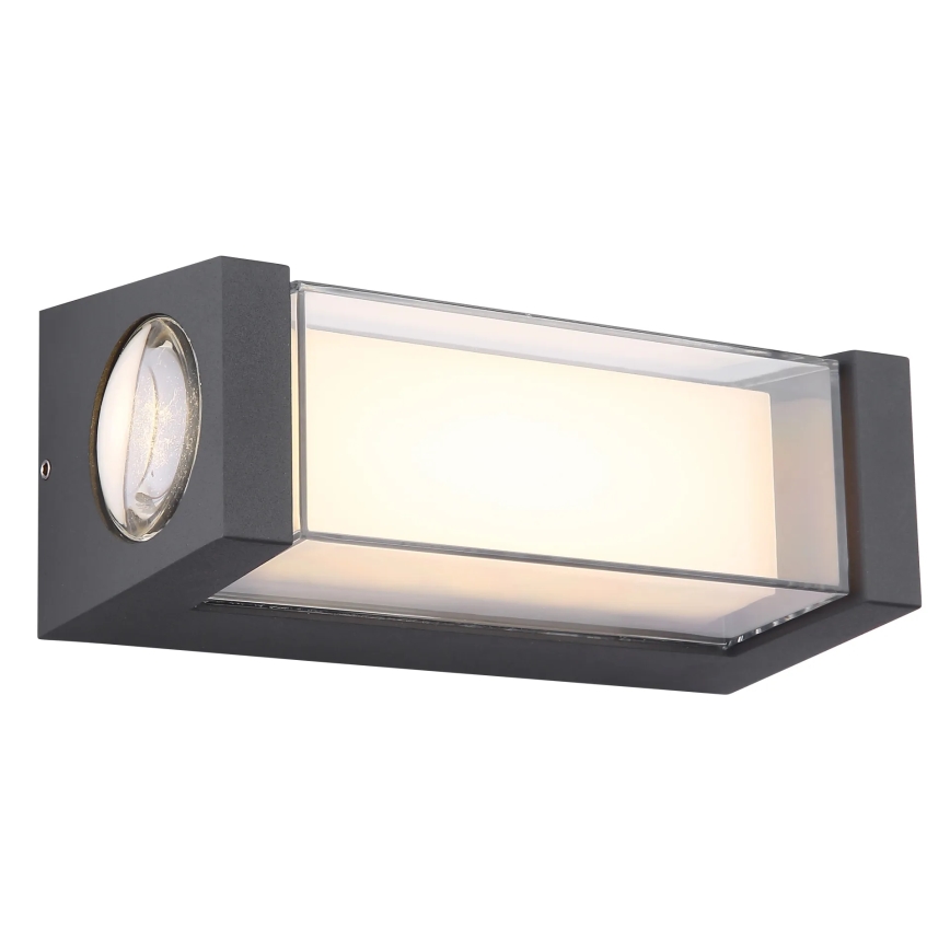 Globo - LED Wandlamp voor buiten LED/12W/230V 3000K IP54 antraciet