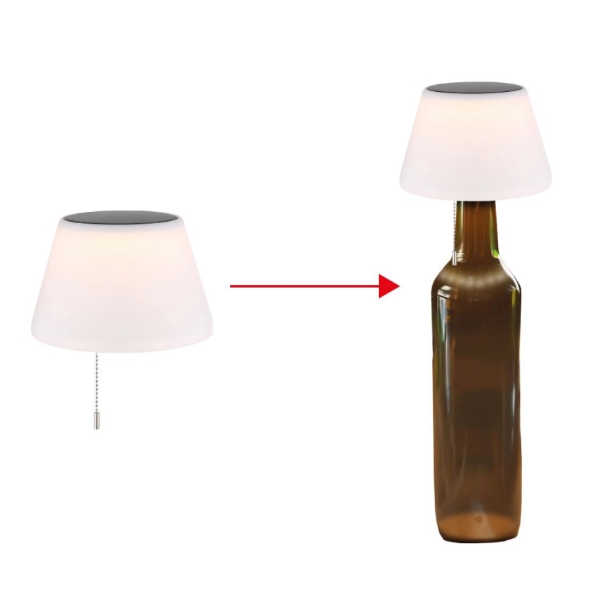 Globo - LED Zonne-fles lampenkap 10xLED/1,5W/3V IP44