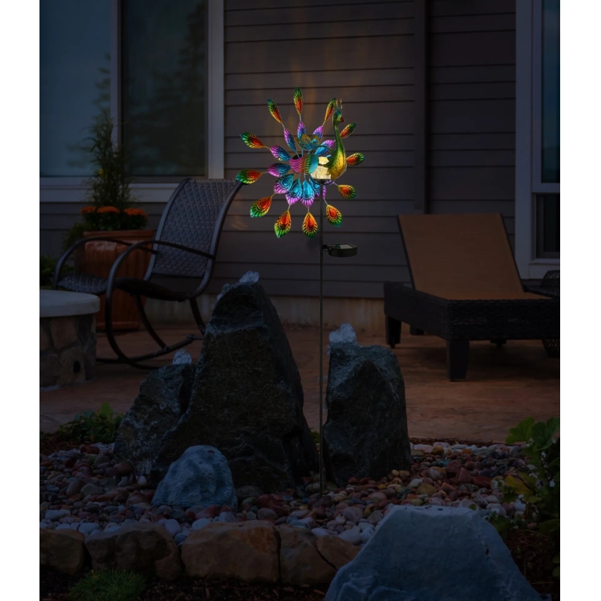Globo - LED Solar decoratie LED/0,06W/3V IP44 pauw