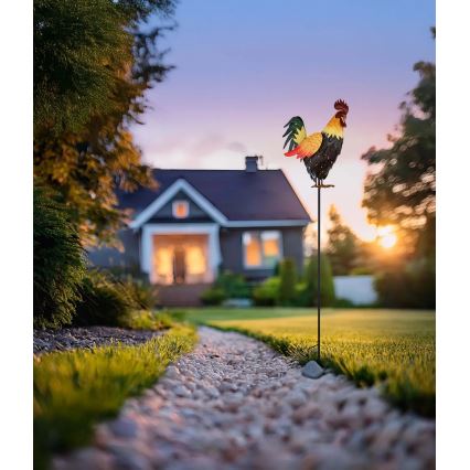 Globo - LED Solar decoratie LED/0,02W/3V IP44 300 mAh haan