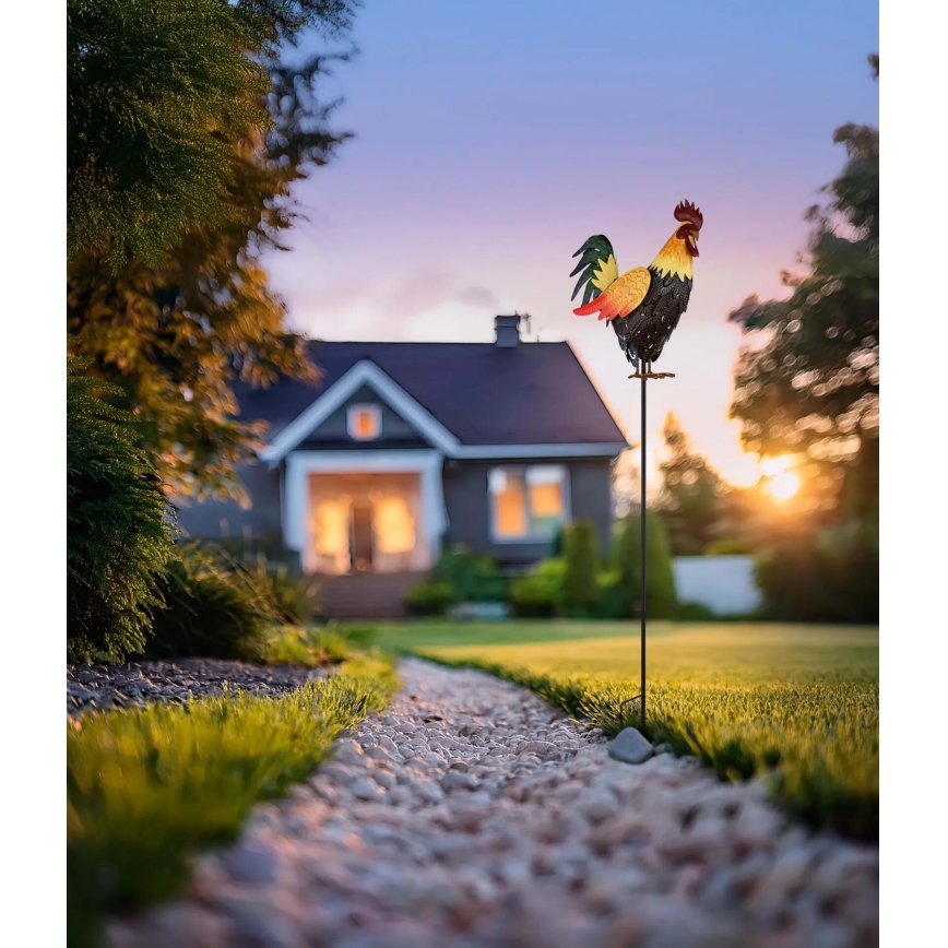 Globo - LED Solar decoratie LED/0,02W/3V IP44 300 mAh haan