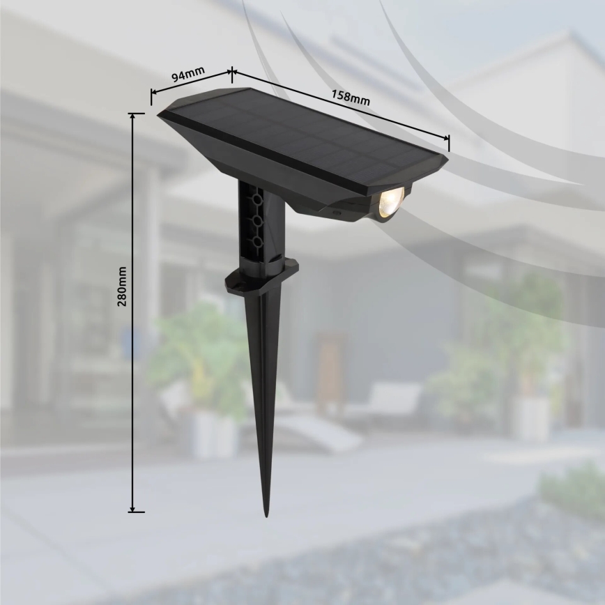 Globo - LED Solar lamp 2in1 LED/1W/3V IP44