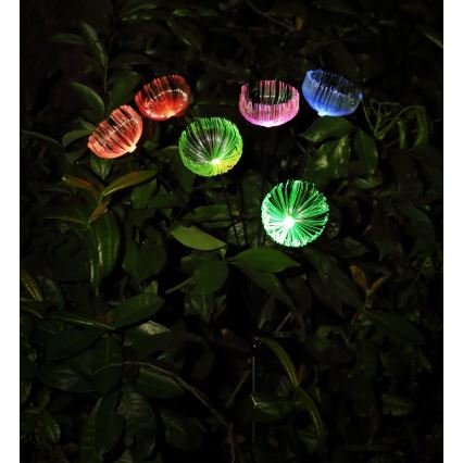 Globo - RGB LED zonnelamp 6xLED/1,2V IP44 300 mAh