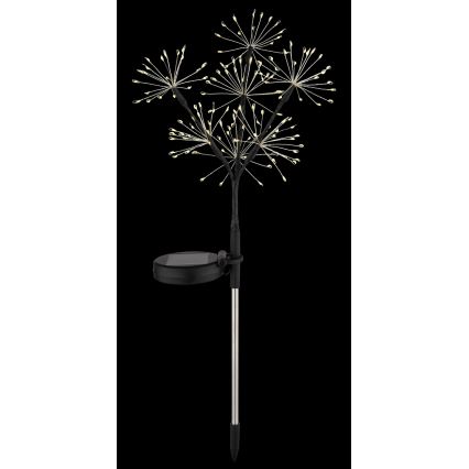 Globo - LED zonnelamp 3xLED/3V IP44 600 mAh vuurwerk