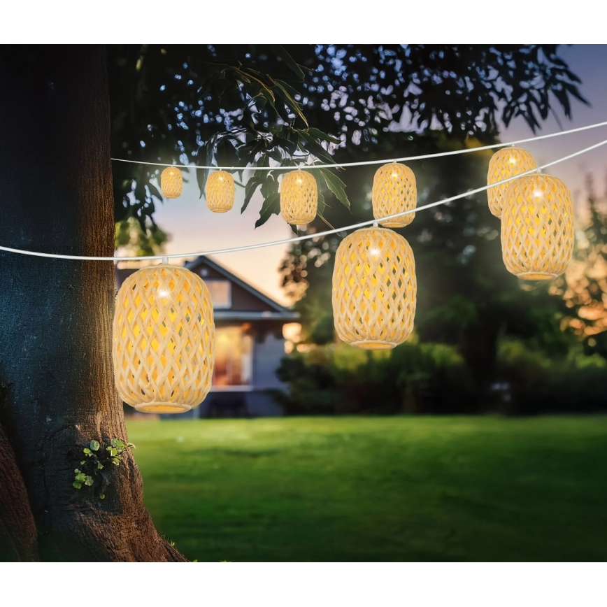 Globo - LED Solar ketting LED/0,06W/3V 650 cm IP44