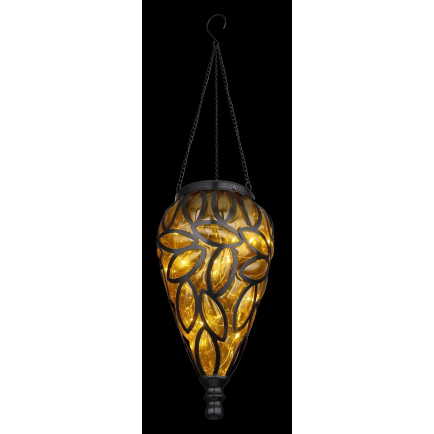 Globo - LED lamp op zonne-energie LED/0,9W/3,2V IP44 geel