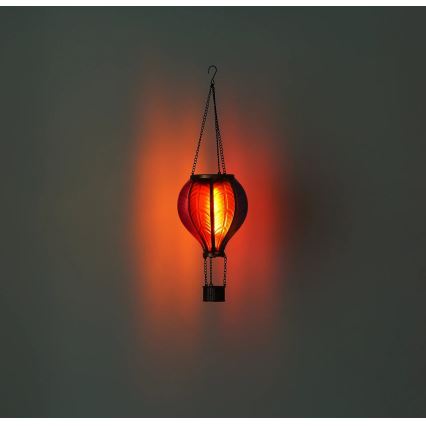 Globo - Hanger zonnedecoratie 20xLED/0,5W/3V IP44 Vliegende ballon