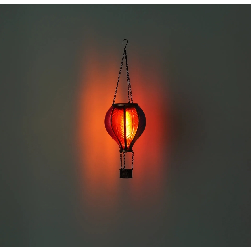 Globo - Hanger zonnedecoratie 20xLED/0,5W/3V IP44 Vliegende ballon