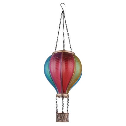 Globo - Hanger zonnedecoratie 20xLED/0,5W/3V IP44 Vliegende ballon