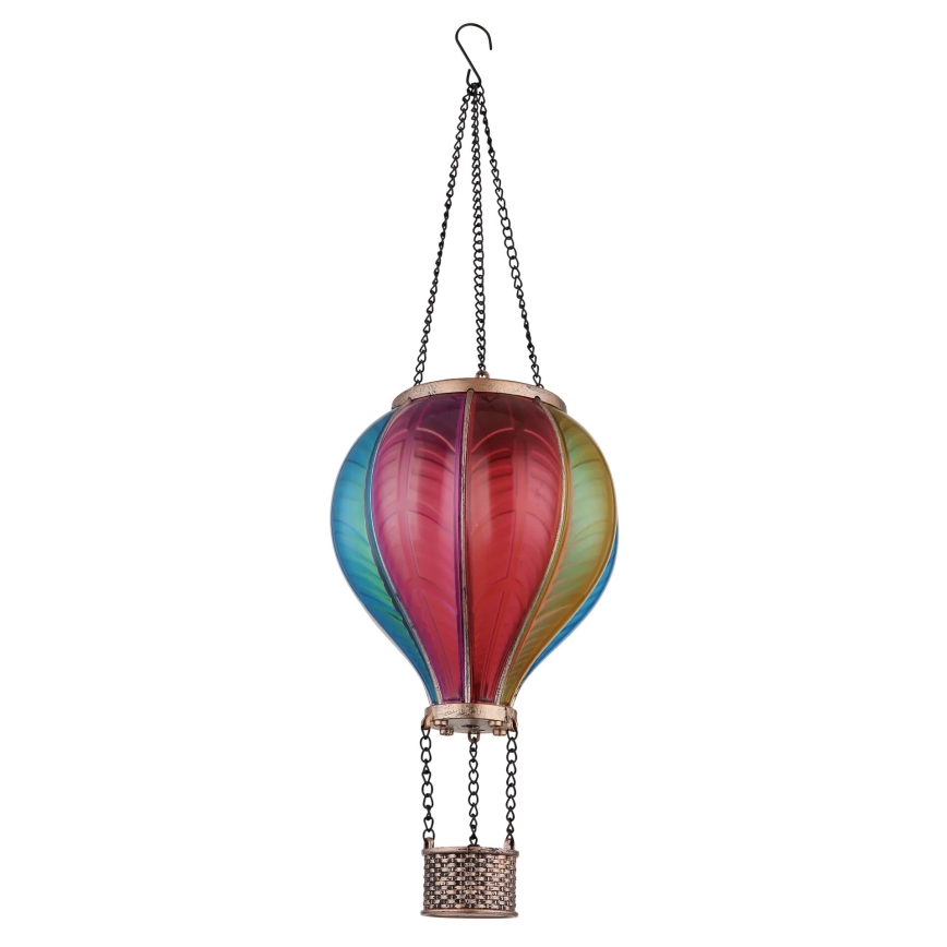 Globo - Hanger zonnedecoratie 20xLED/0,5W/3V IP44 Vliegende ballon