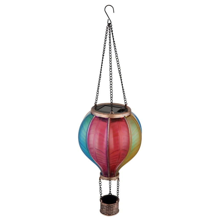 Globo - Hanger zonnedecoratie 20xLED/0,5W/3V IP44 Vliegende ballon