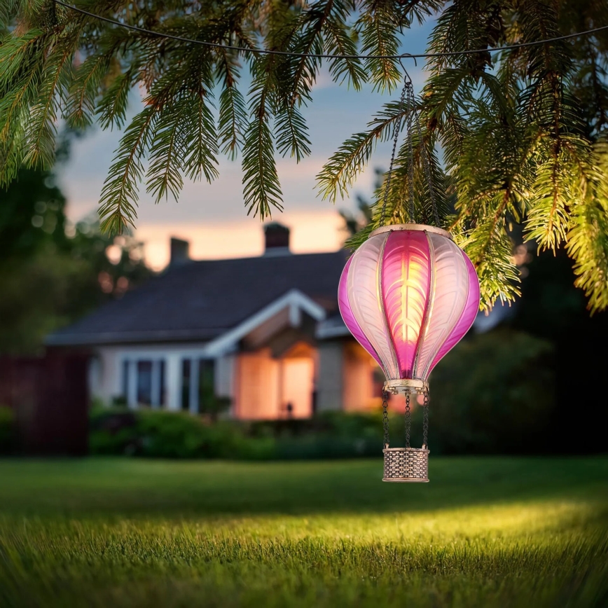 Globo - LED Hanger zonnedecoratie 20xLED/0,5W/3V IP44 Vliegende ballon