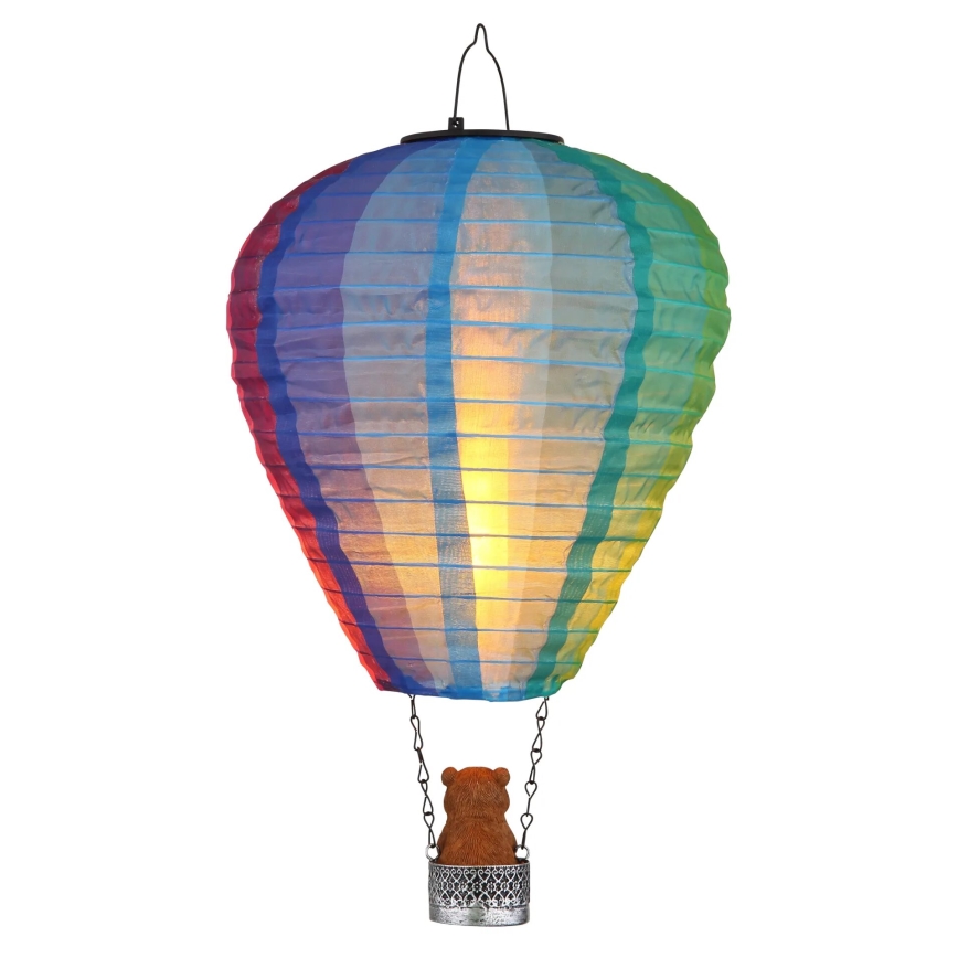 Globo - LED Hanger zonnedecoratie 24xLED/0,06W/3V IP44 Vliegende ballon