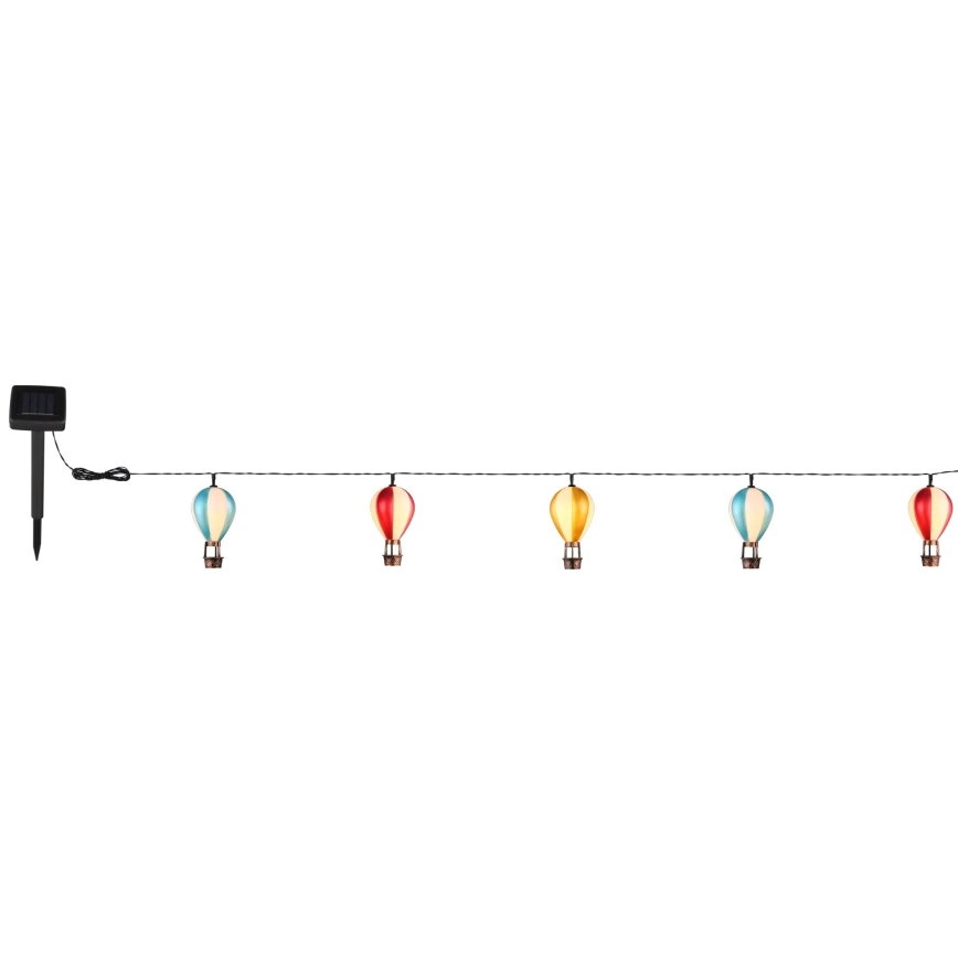 Globo - LED Solar ketting 9xLED/0,06W/3V 390 cm IP44