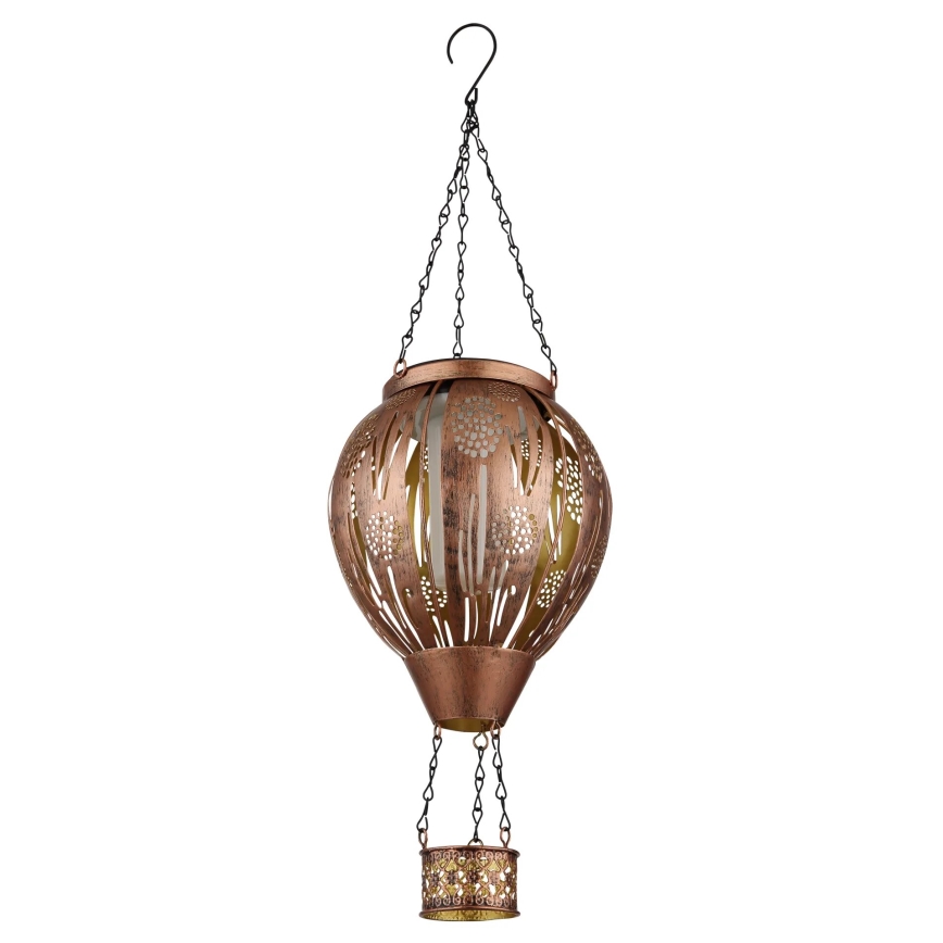 Globo - LED Hangende zonne-energie decoratie 12xLED/0,02W/3V IP44 300 mAh vliegende ballon