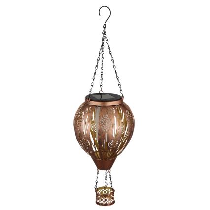 Globo - LED Hanger zonnedecoratie 12xLED/0,02W/3V IP44 Vliegende ballon
