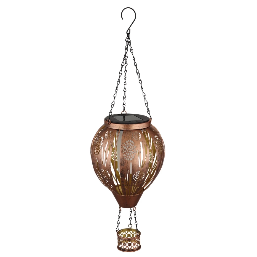 Globo - LED Hanger zonnedecoratie 12xLED/0,02W/3V IP44 Vliegende ballon