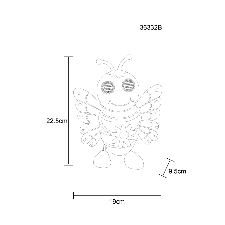Globo - LED-zonnelamp 104xLED/3V IP44 300 mAh bij