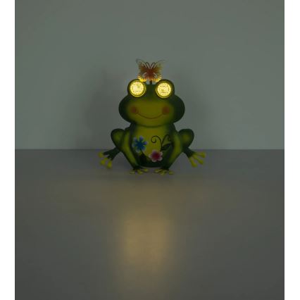 Globo - LED zonnelamp 104xLED/3V IP44 300 mAh kikker
