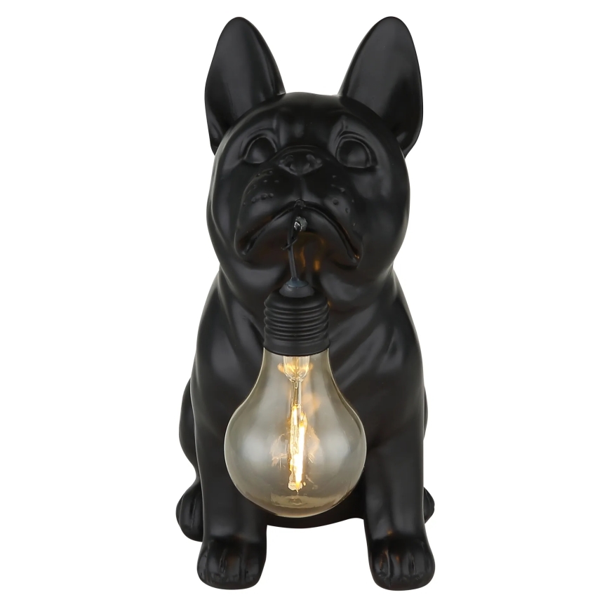 Globo - LED solarlamp LED/3V IP44 300 mAh zwarte hond