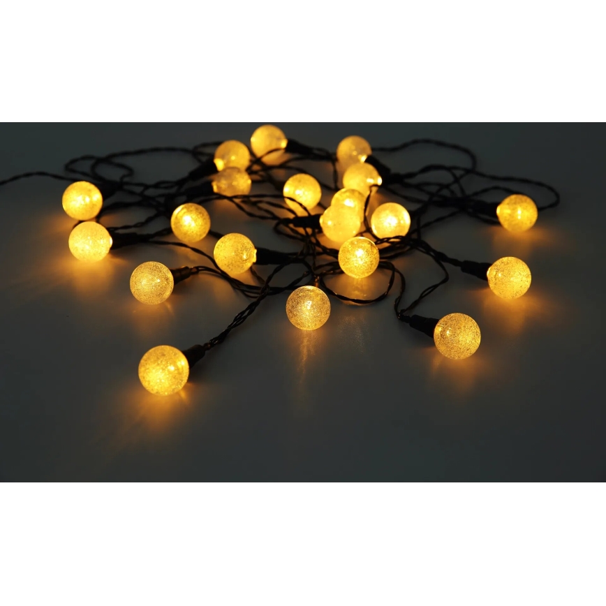 Globo - LED RGB Solar ketting 20xLED/0,06W/3V 770 cm IP44