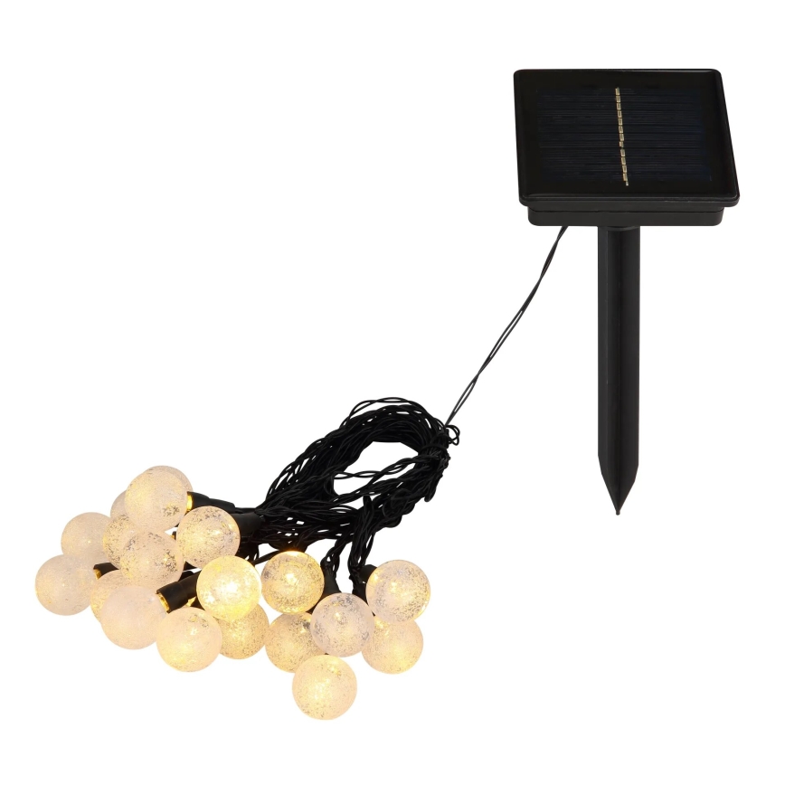 Globo - LED RGB Solar ketting 20xLED/0,06W/3V 770 cm IP44