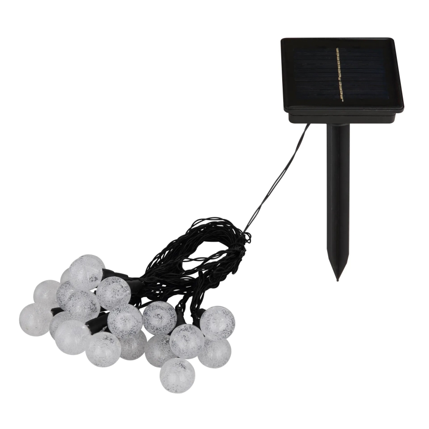 Globo - LED RGB Solar ketting 20xLED/0,06W/3V 770 cm IP44