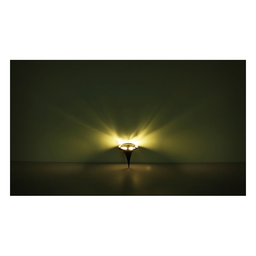 Globo - SET 2x LED Solar lamp LED/0,72W/3V 3200K IP44 300 mAh